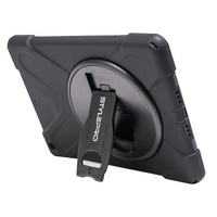 StylePro, iPad 10th gen shockproof case with rotating stand for, 10.9” black.