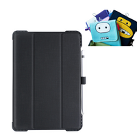 StylePro, iPad 10.2" Shockproof Case with free gift kids sleeve, Black