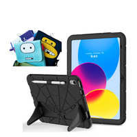 StylePro iPad 10 kids case with free gift kids sleeve, black