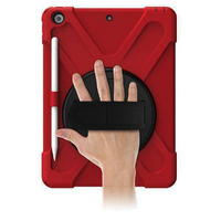 StylePro, iPad 10th and 11th generation shockproof case with hand strap, red