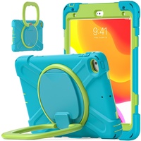 StylePro, tough shockproof kids case with rotating stand for iPad 10.2", 7th, 8th & 9th gen, blue