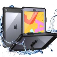 StylePro, H2Go waterproof & shockproof case with shoulder strap for iPad 7th, 8th & 9th gen, 10.2"